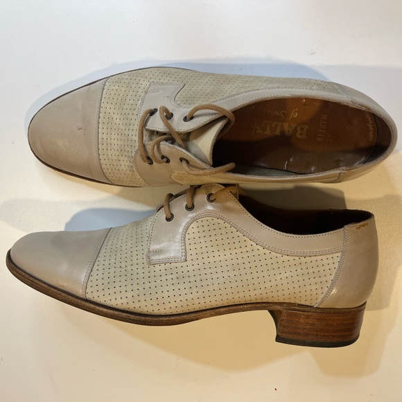 Vintage Bally lace-up cap toe dress shoe - Picture 6 of 6